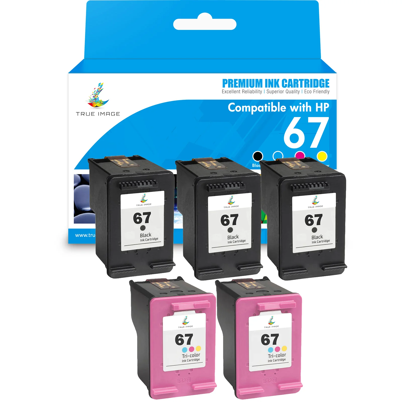 Compatible HP 67 (Firmware Safe) Ink Cartridge - Combo Pack - Image 7