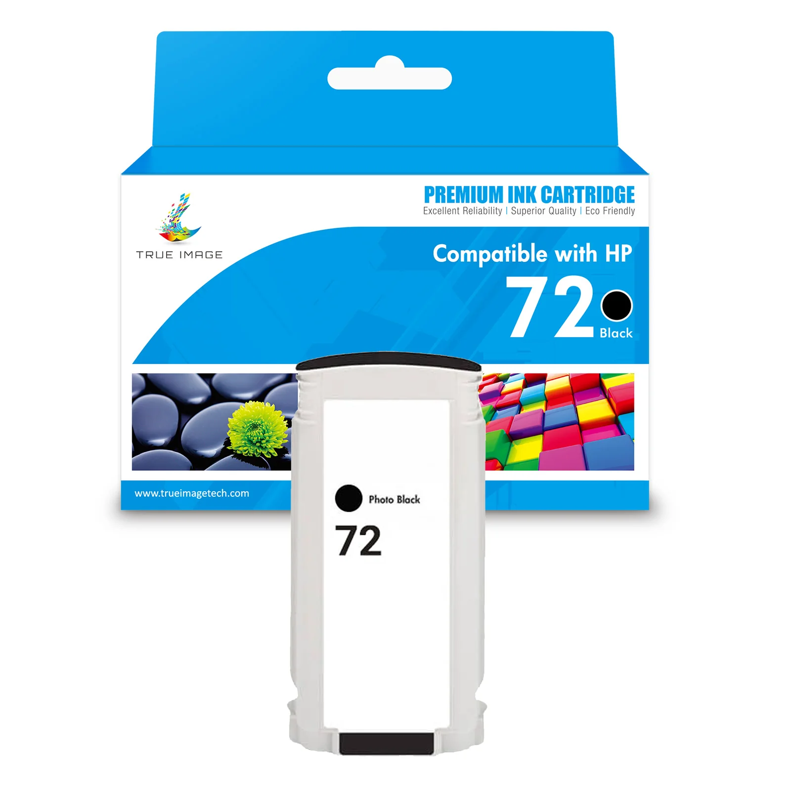 Compatible HP 72 Ink Cartridge - High Yield - Single Pack - Image 2
