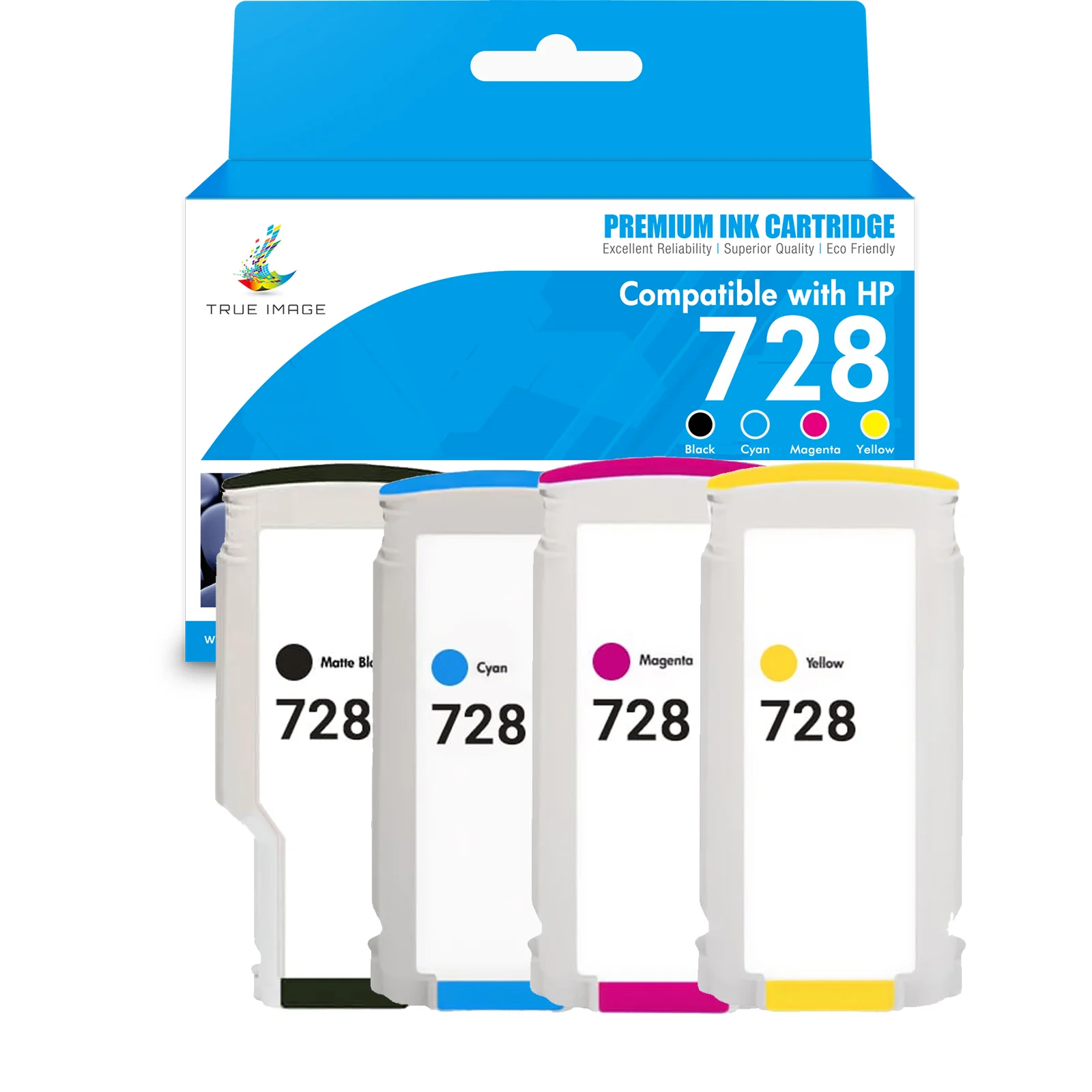 Compatible HP 728 Ink Cartridges - Combo Pack - Image 2