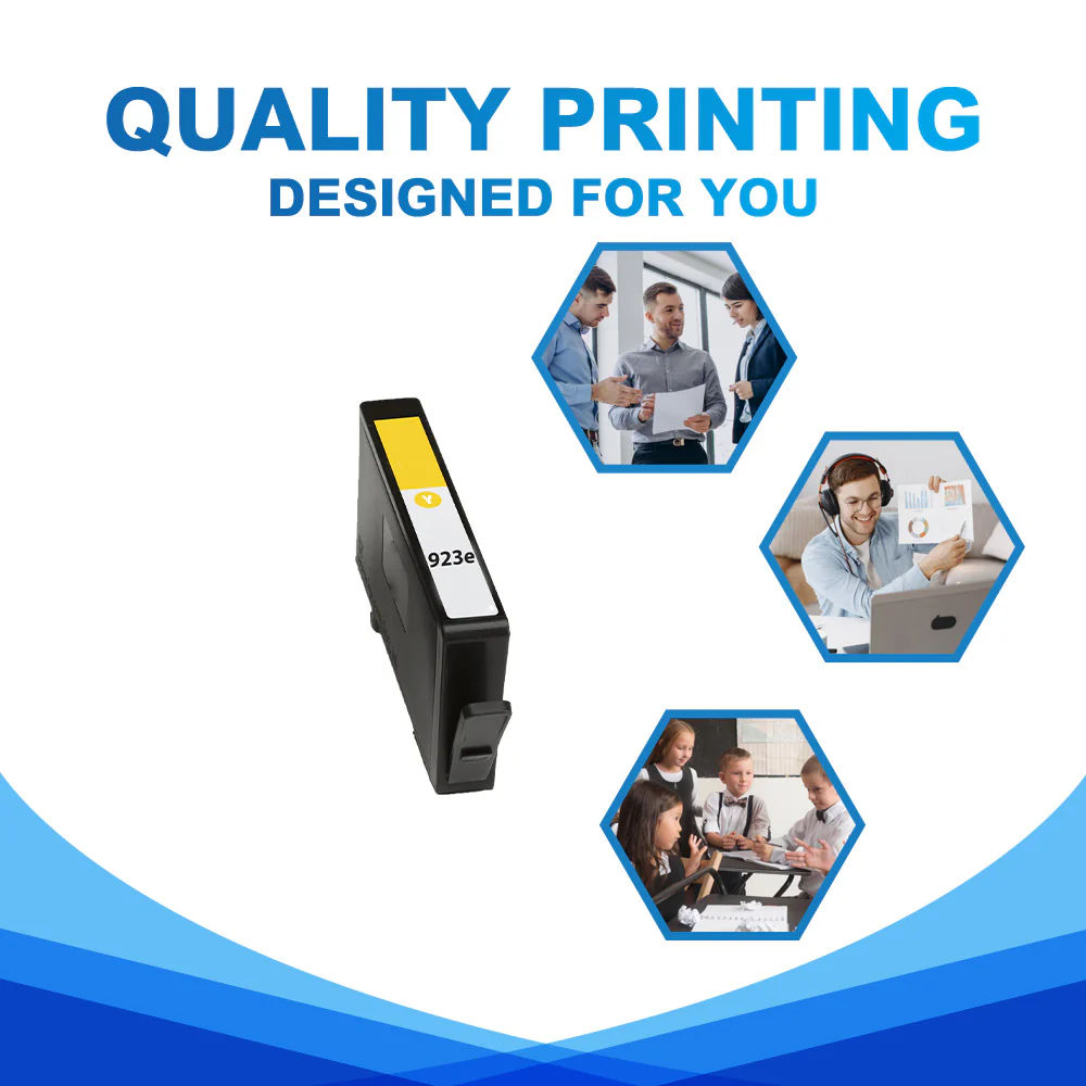Compatible HP 923e Yellow Ink Cartridge - 4K0T6LN - High Yield - Image 4