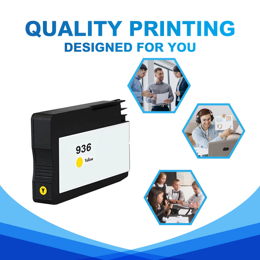 Compatible HP 936 Yellow Ink Cartridge - 4S6V1LN - Standard Yield - Image 4