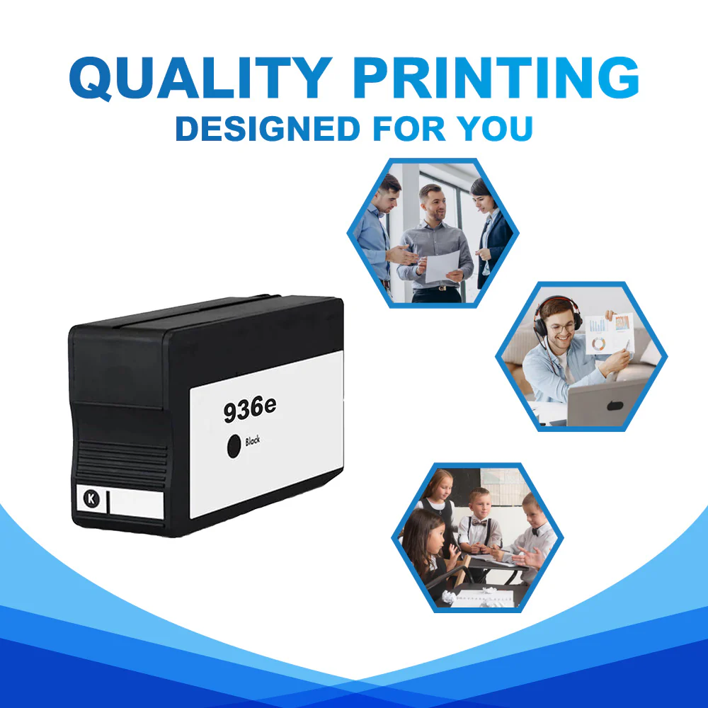 Compatible HP 936e Black Ink Cartridge - 4S6V6LN - High Yield - Image 4