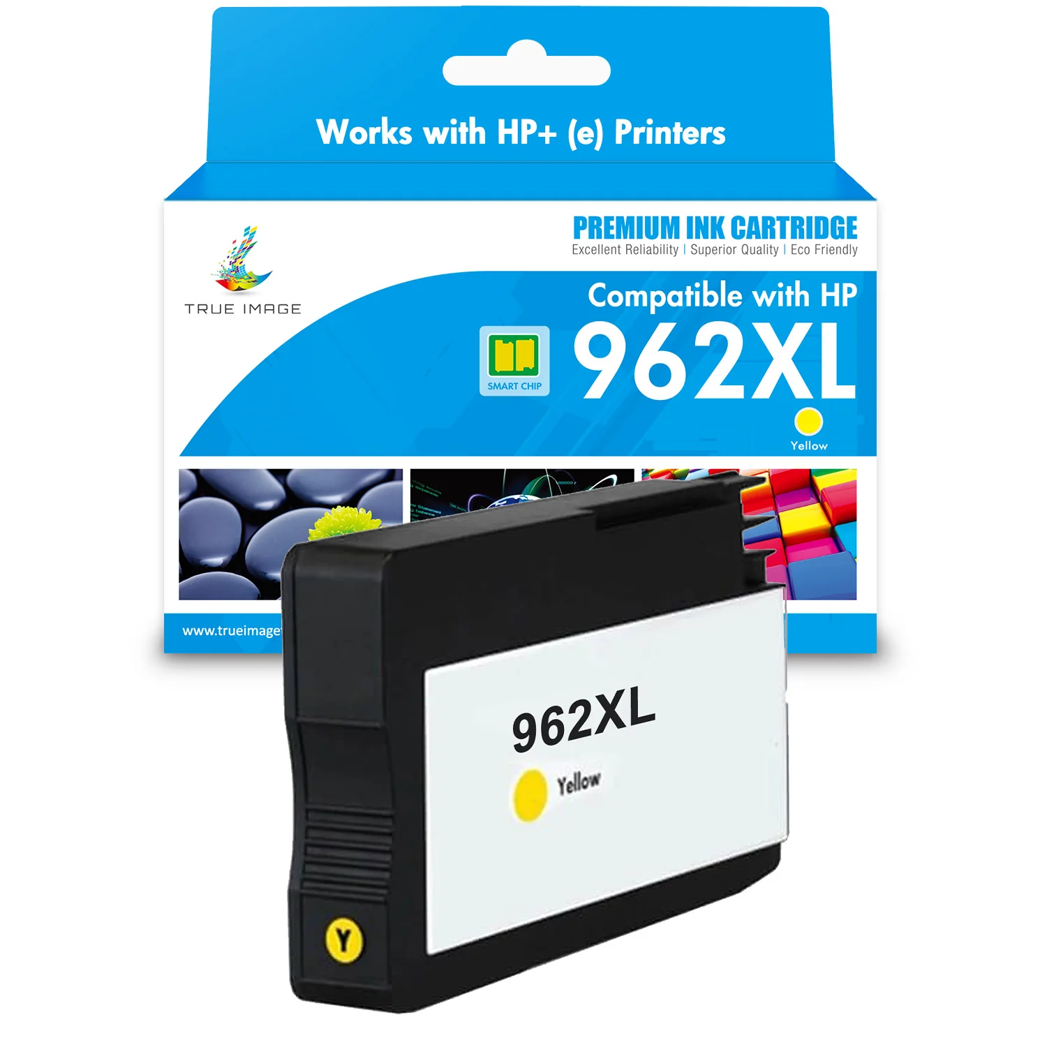 Compatible HP 962XL Yellow Ink Cartridge - 3JA02AN - Image 2