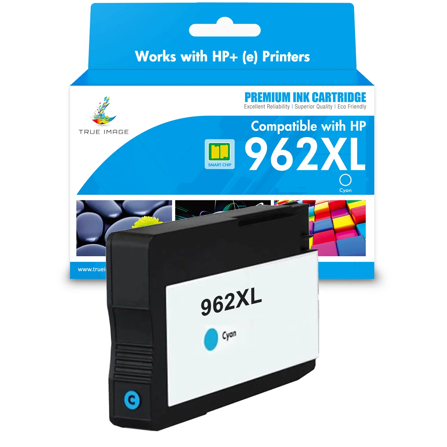 Compatible HP 962XL Cyan Ink Cartridge - 3JA00AN - Image 2