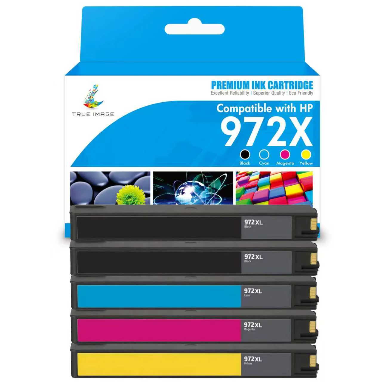 Compatible HP 972X Ink Cartridge - High Yield - Combo Pack - Image 3