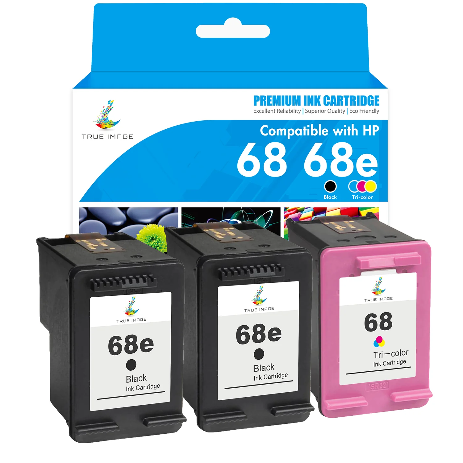 Compatible HP 68 68XL(68e) Ink Cartridge (Firmware Safe) - Combo Pack - Image 6