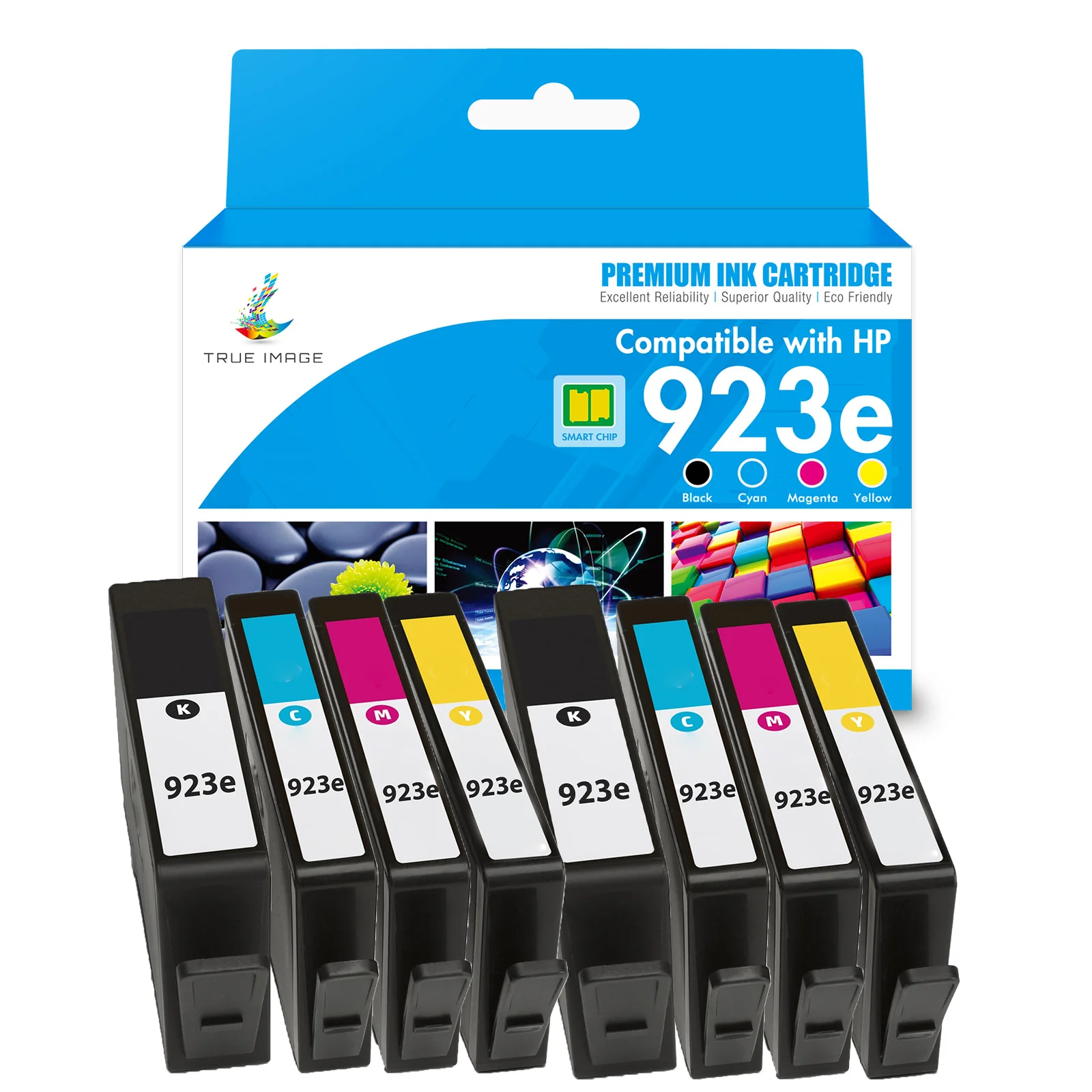 Compatible HP 923e 923XL Ink Cartridges - With Lastest Chip - Image 2