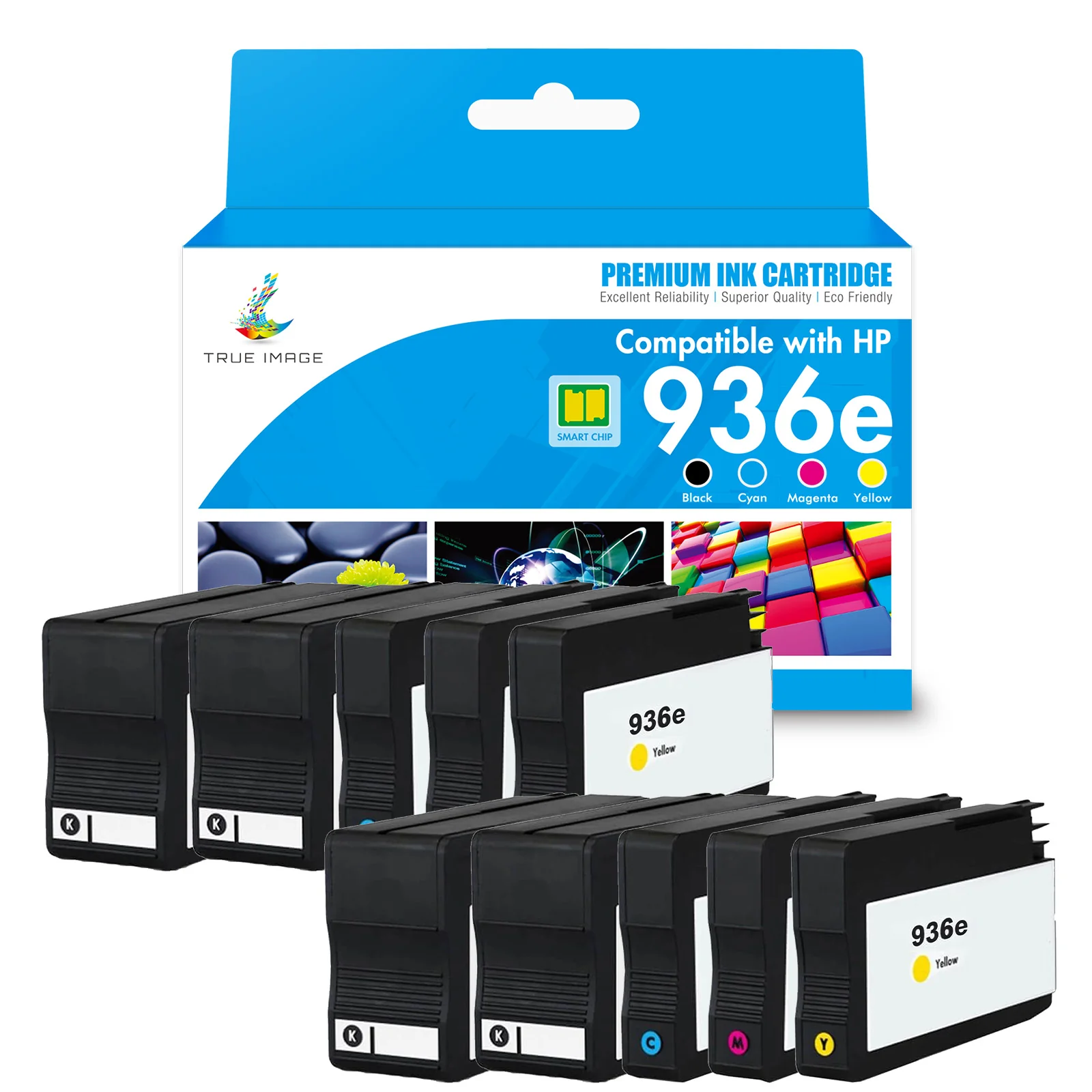 HP OfficeJet Pro 9128e Ink Cartridges - Compatible HP 936 936e XL Ink Cartridges - Image 11