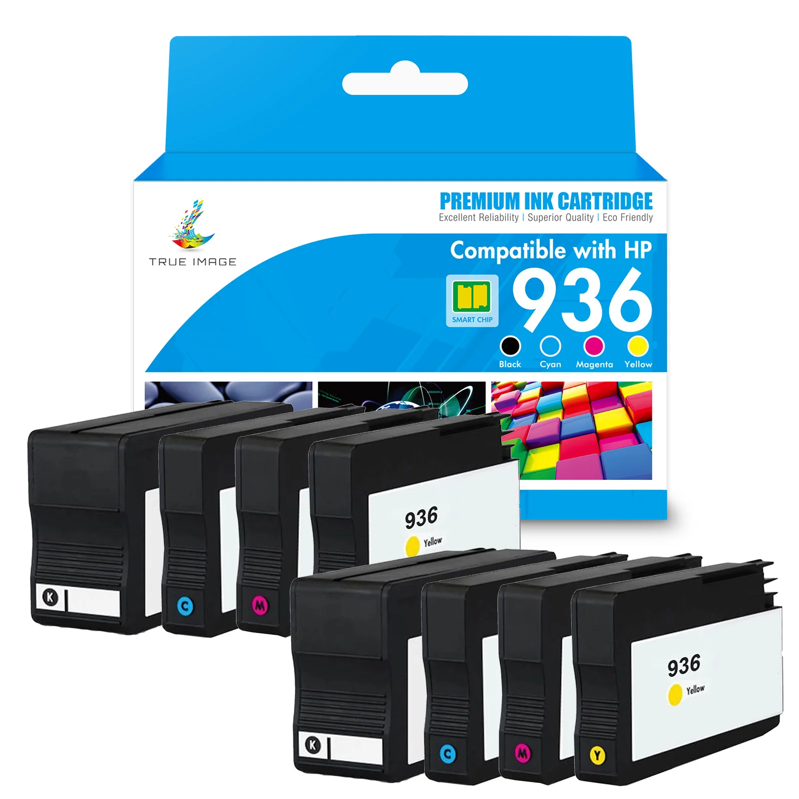HP OfficeJet Pro 9128e Ink Cartridges - Compatible HP 936 936e XL Ink Cartridges - Image 8