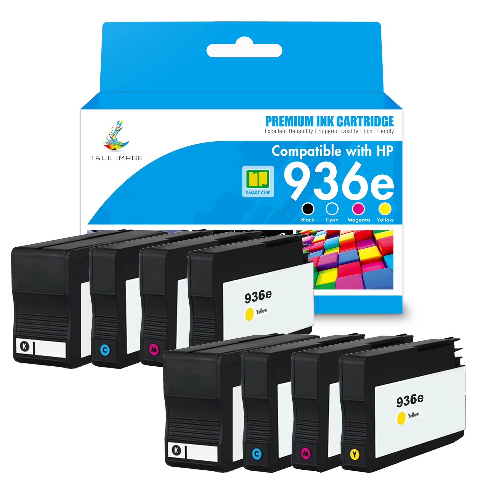 HP OfficeJet Pro 9128e Ink Cartridges - Compatible HP 936 936e XL Ink Cartridges - Image 9