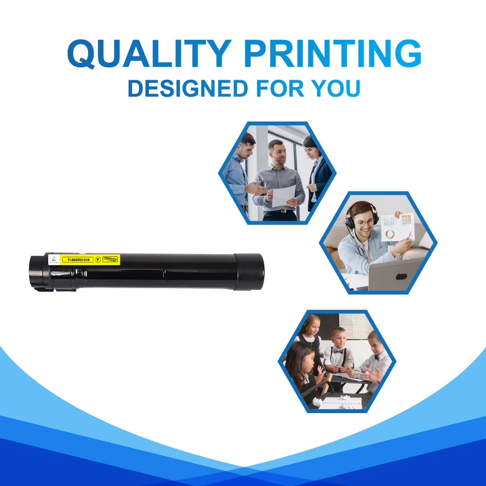 Compatible Xerox 006R01510 Yellow Toner Cartridge - Image 4