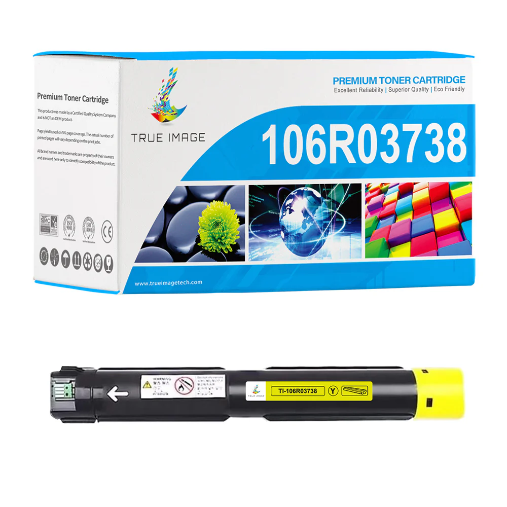 Compatible Xerox 106R03738 Yellow High Capacity Toner Cartridge