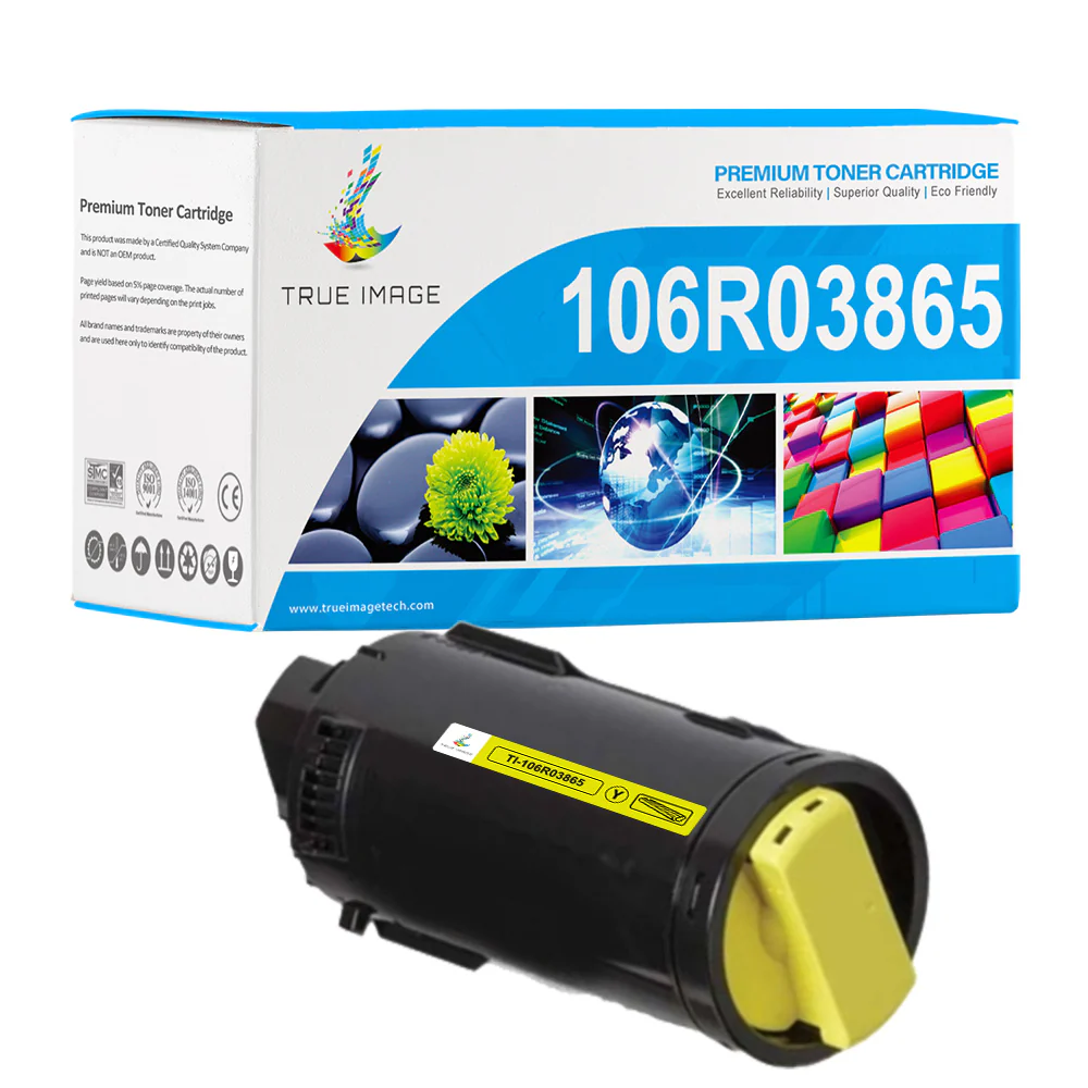 Compatible Xerox VersaLink C500, C505 Yellow High-Yield Toner Cartridge (106R03865)