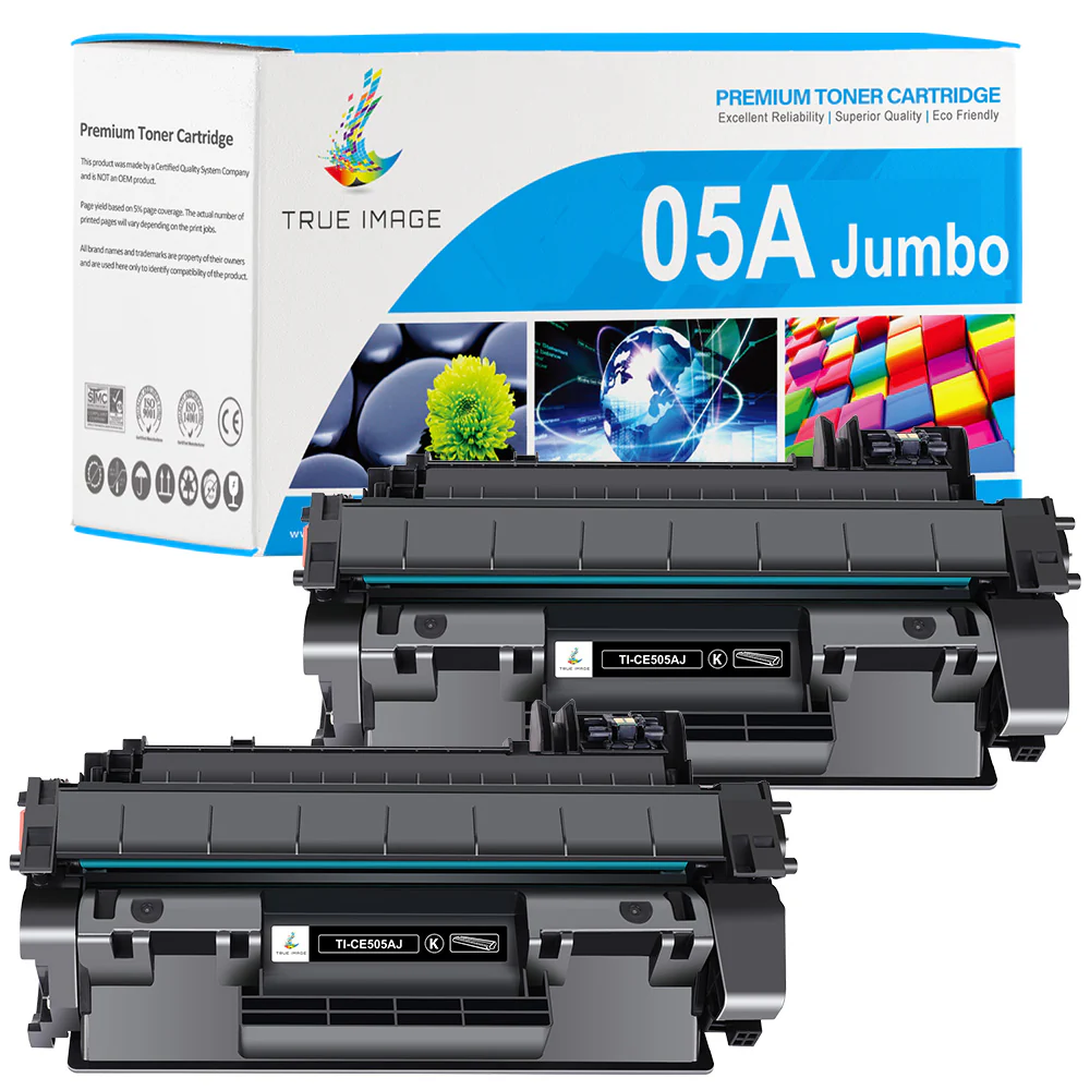 Compatible HP 05A CE505A Black Toner Cartridge 2-Pack - Image 2