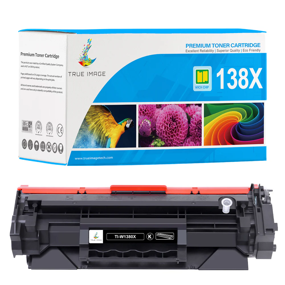 W1380X - Chip-Ready Compatible HP 138X Black Toner Cartridge - High Yield