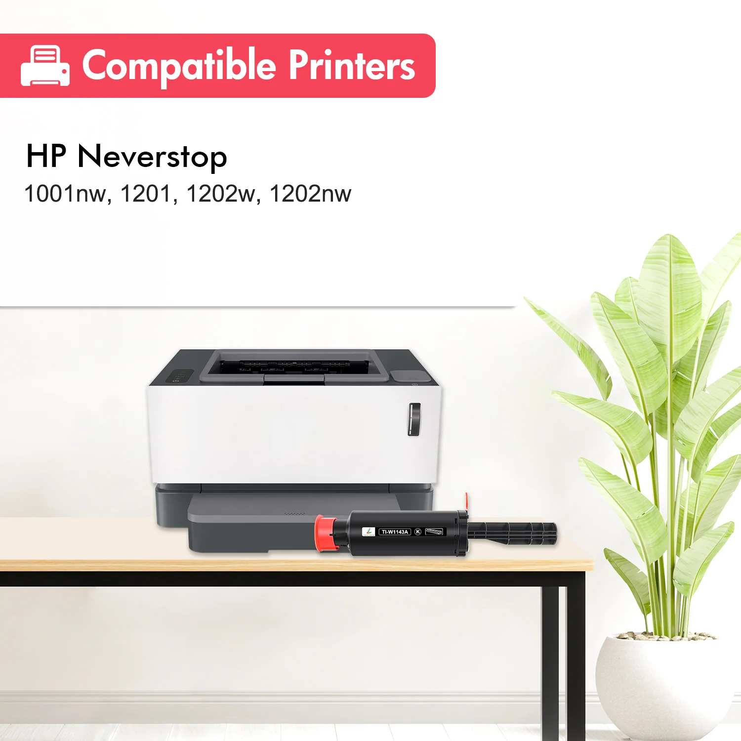 Compatible HP 143A Toner Reload Kit - W1143A With Chip - 4 Pack - Image 2