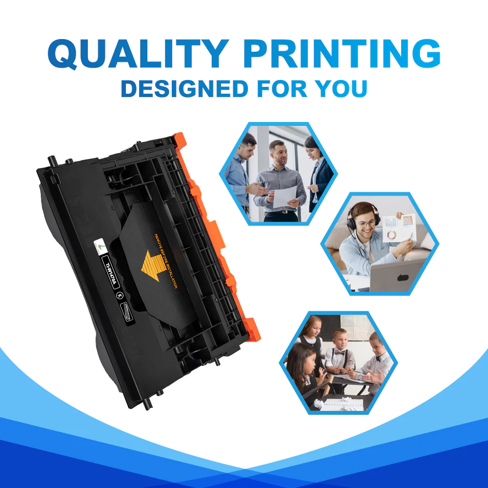 W1470A - Compatible HP 147A Black Toner Cartridge - Monitors Toner Level - Image 5