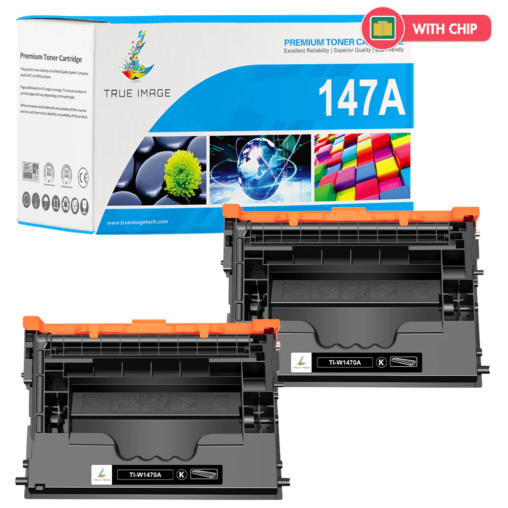 W1470A - Compatible HP 147A Black Toner Cartridge - Monitors Toner Level - Image 6