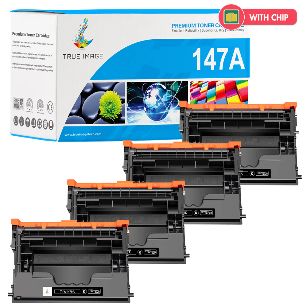 W1470A - Compatible HP 147A Black Toner Cartridge - Monitors Toner Level - Image 7