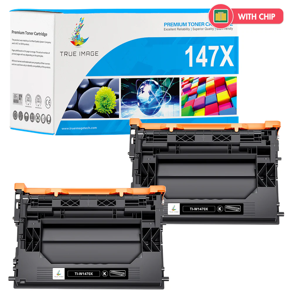 W1470X - Compatible HP 147X Black Toner Cartridge - Monitors Toner Level - Image 6