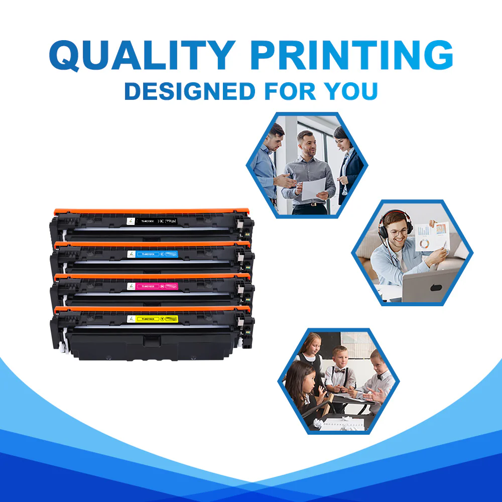 Chip-Ready Compatible HP 210X High-Yield Toner Set - Image 6