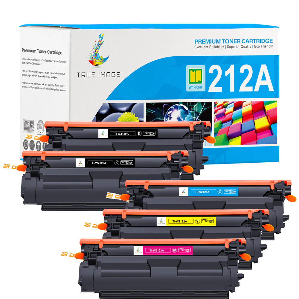 Compatible HP 212A Toner Set | M554 M555 M578 Toner Cartridges Combo Pack - Image 2