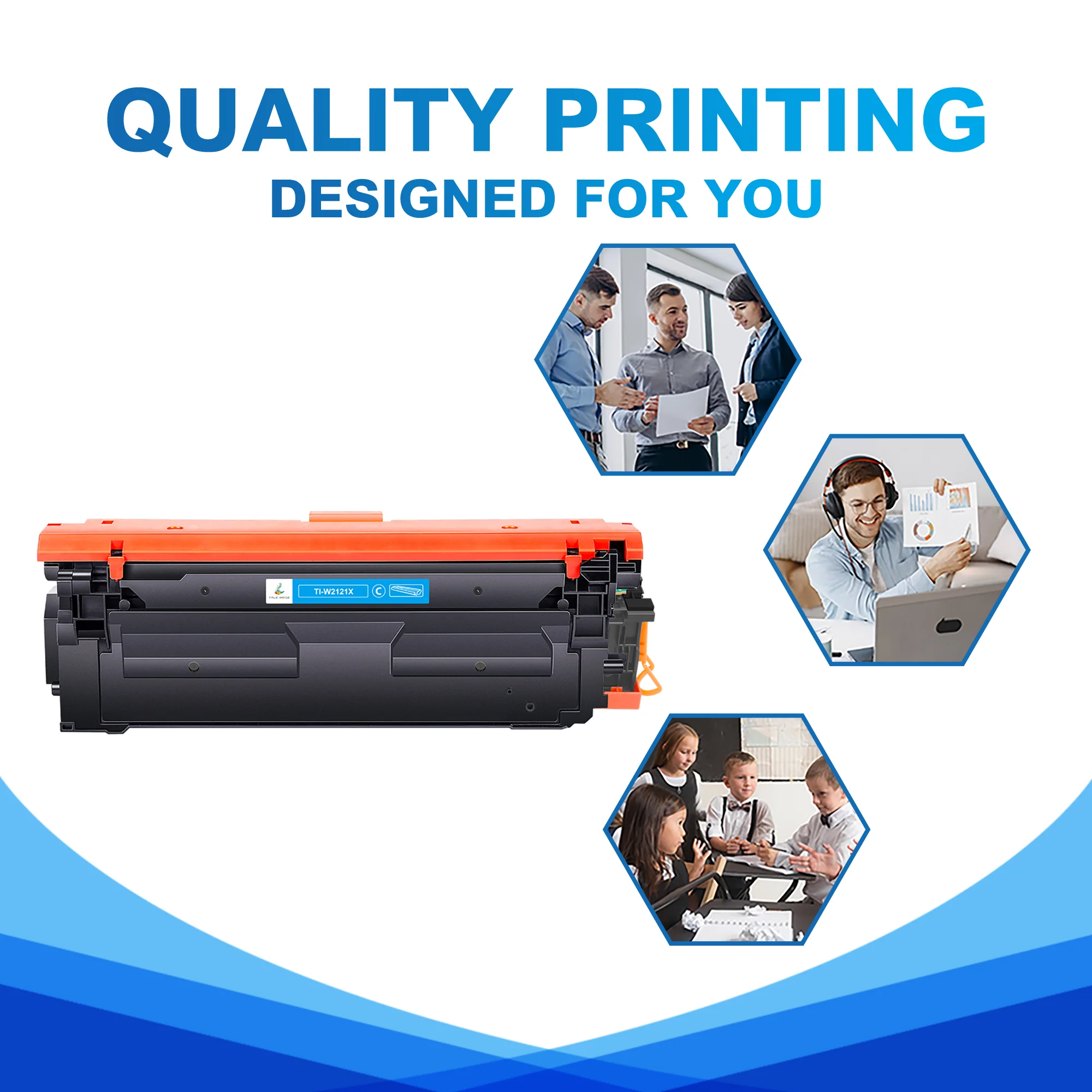 Compatible HP 212X Cyan Toner Cartridge With Upgraded Chip-W2121X - Image 4