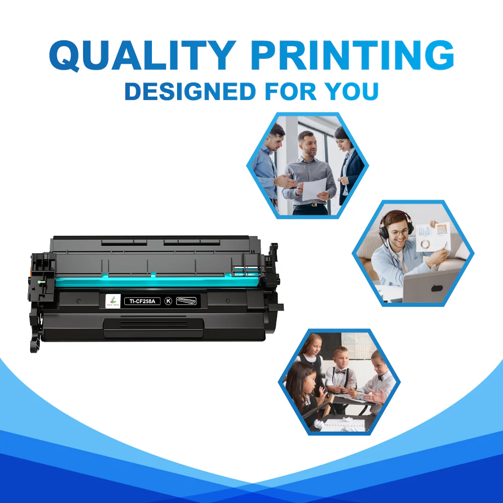 CF258A - Chip-Ready Compatible HP 58A Toner 10-Pack | Monitors Toner Levels - Image 4