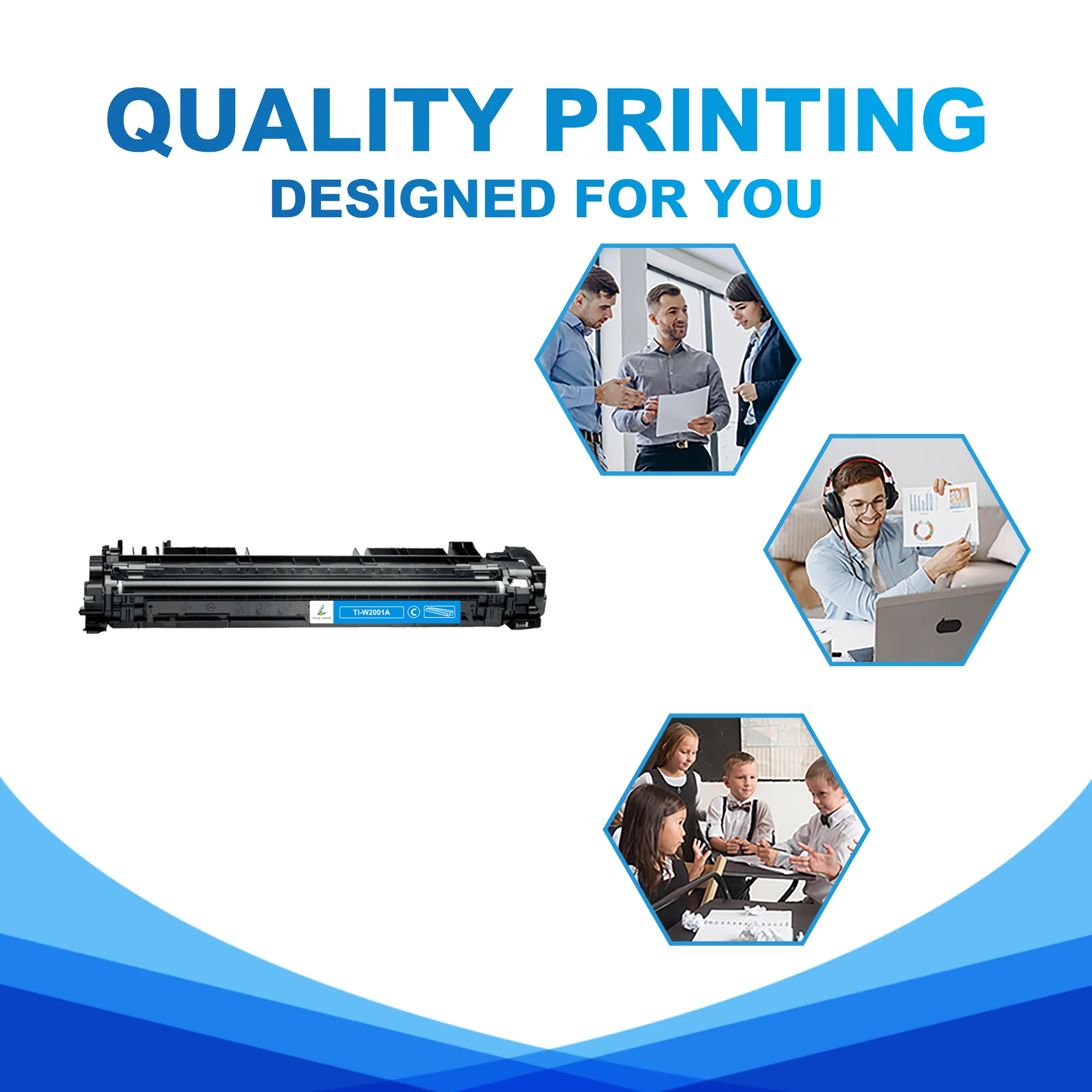 W2001A - Compatible HP 658A Cyan Toner Cartridge - Standard Yield - Image 4
