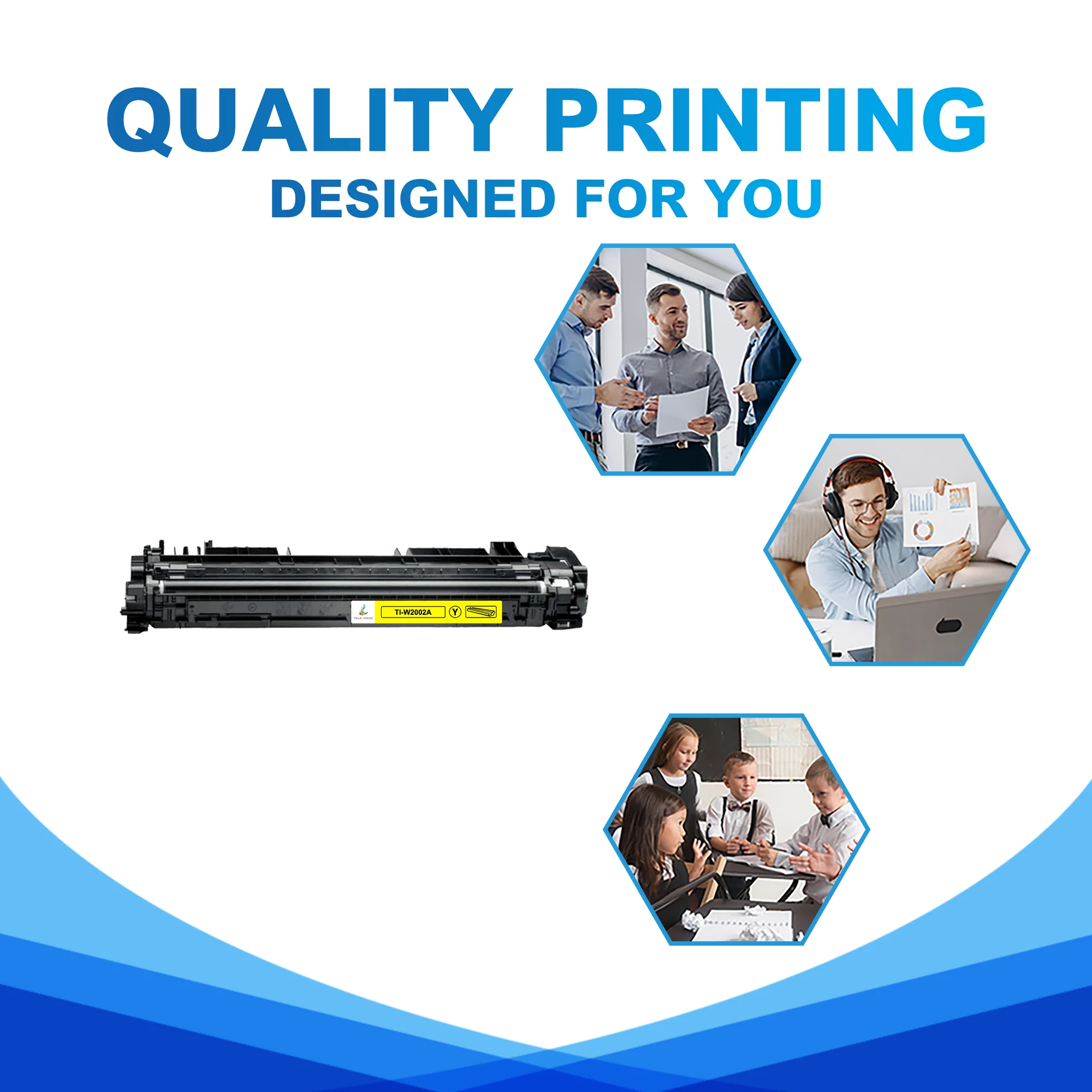 W2002A - Compatible HP 658A Yellow Toner Cartridge - Standard Yield - Image 4