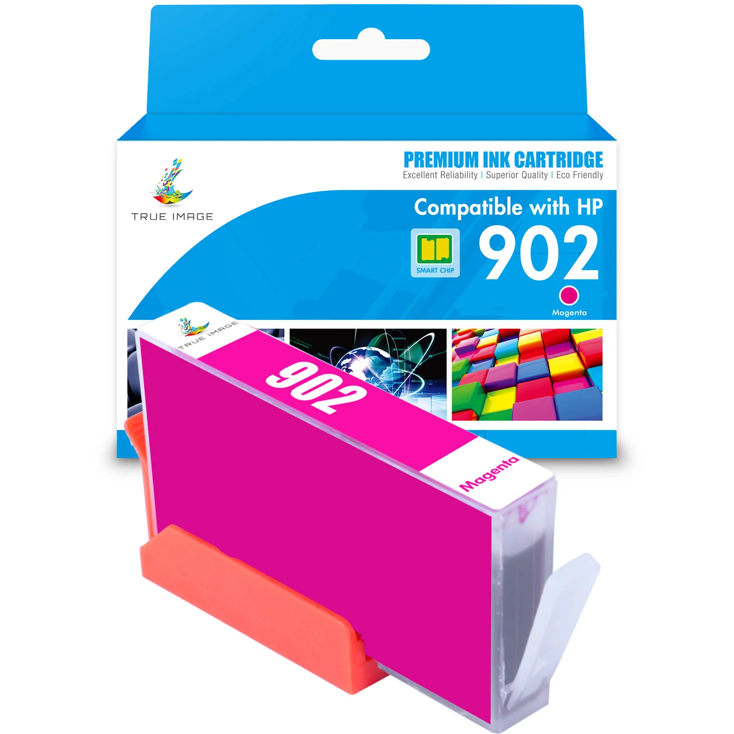 Compatible HP 902 (Firmware Safe) Magenta Ink Cartridge - T6L90AN