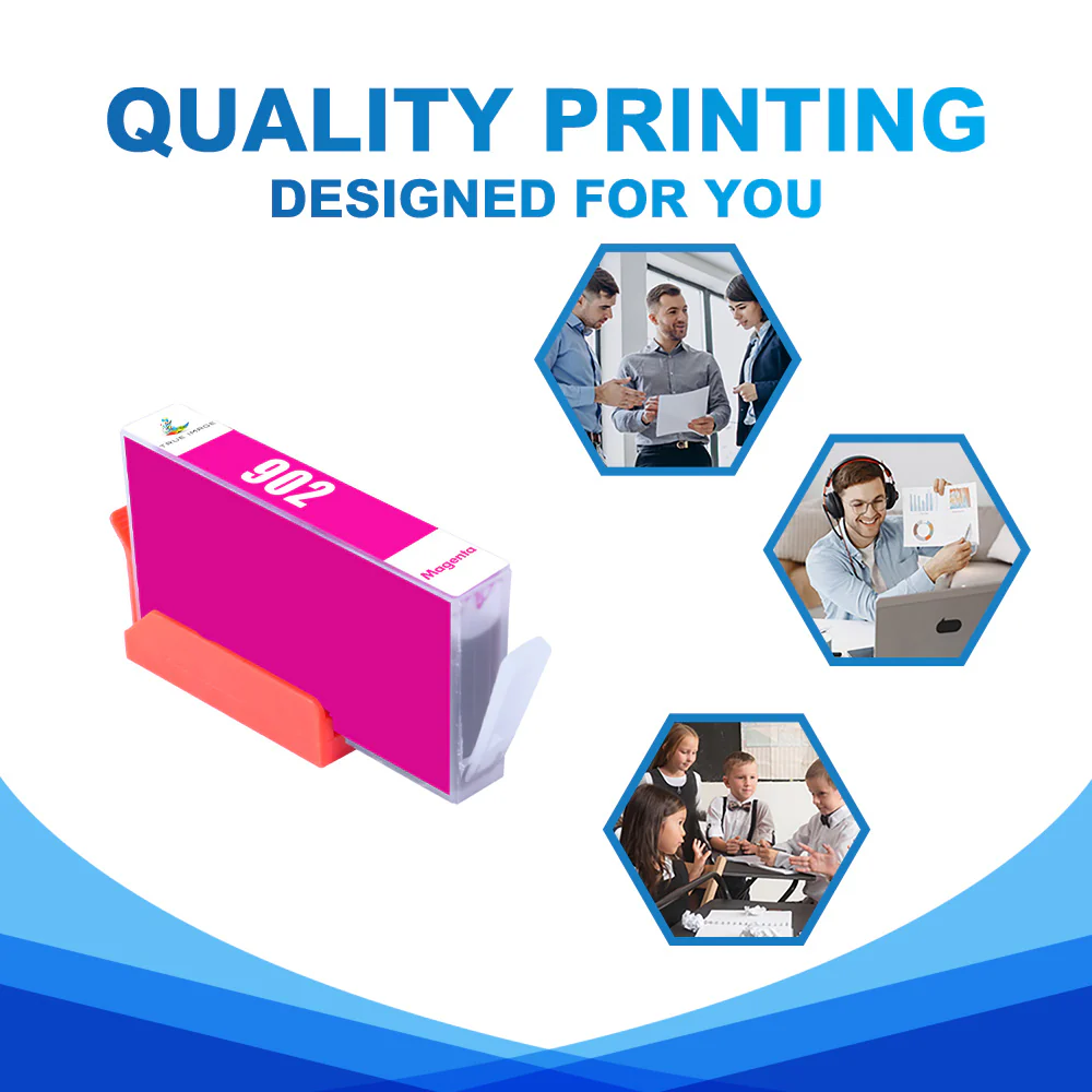 Compatible HP 902 (Firmware Safe) Magenta Ink Cartridge - T6L90AN - Image 4