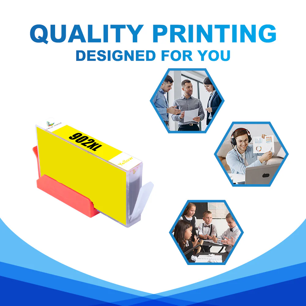 Compatible HP 902XL (Firmware Safe) High-Yield Yellow Ink Cartridge - Image 4