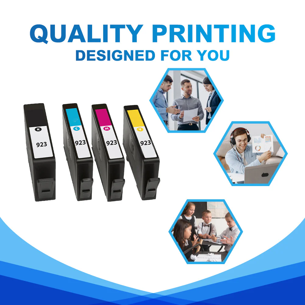 Compatible HP 923 Ink Cartridges Combo Pack - With Lastest Chip - Image 4