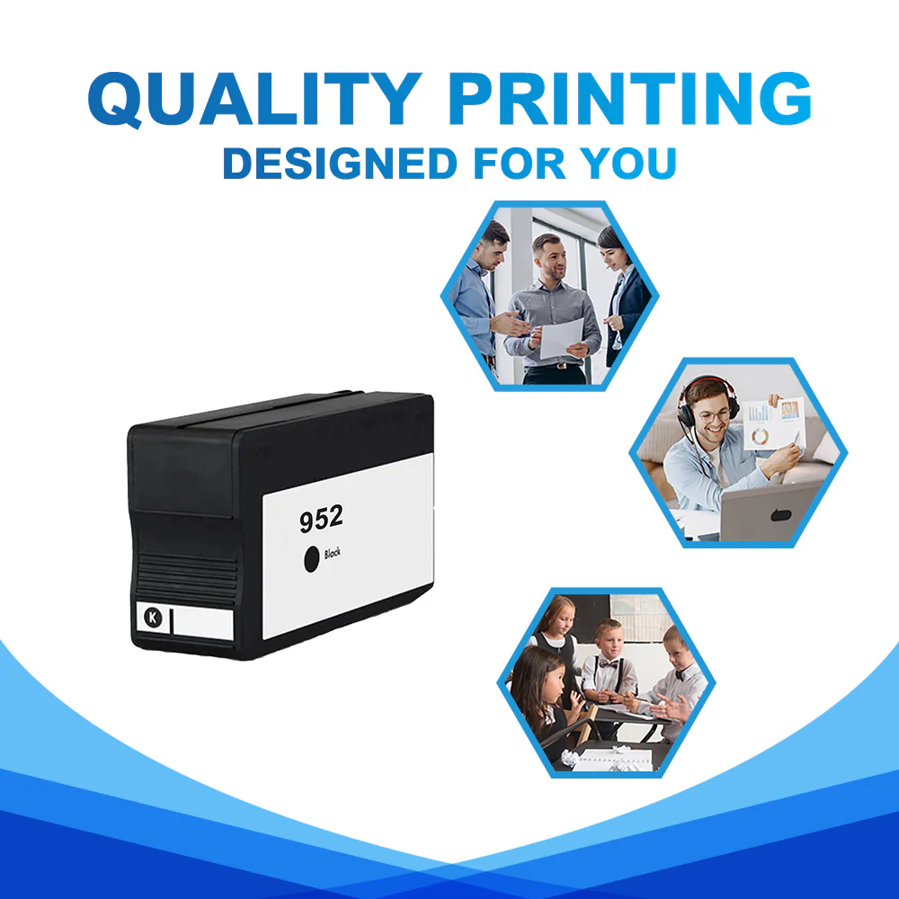 Compatible HP 952 (Firmware Safe) Black Ink Cartridge-F6U15AN - Image 4