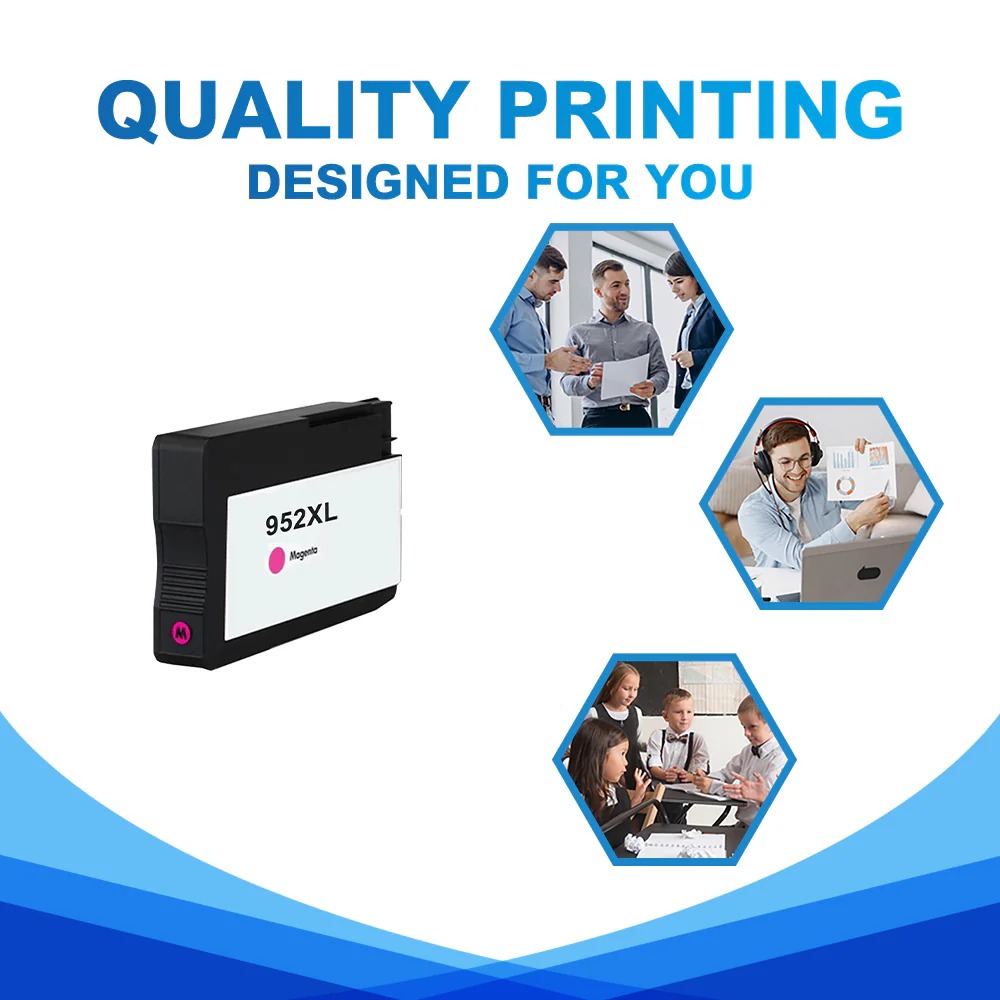 Compatible HP 952XL (Firmware Safe) Magenta Ink Cartridge - Image 4