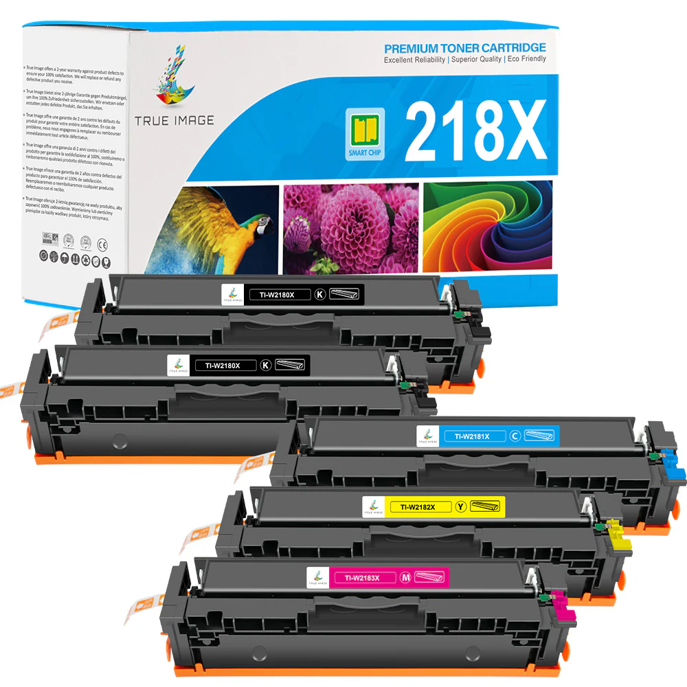 Compatible HP 218X Toner Set  - W2180X W2181X W2182X W2183X - Image 4