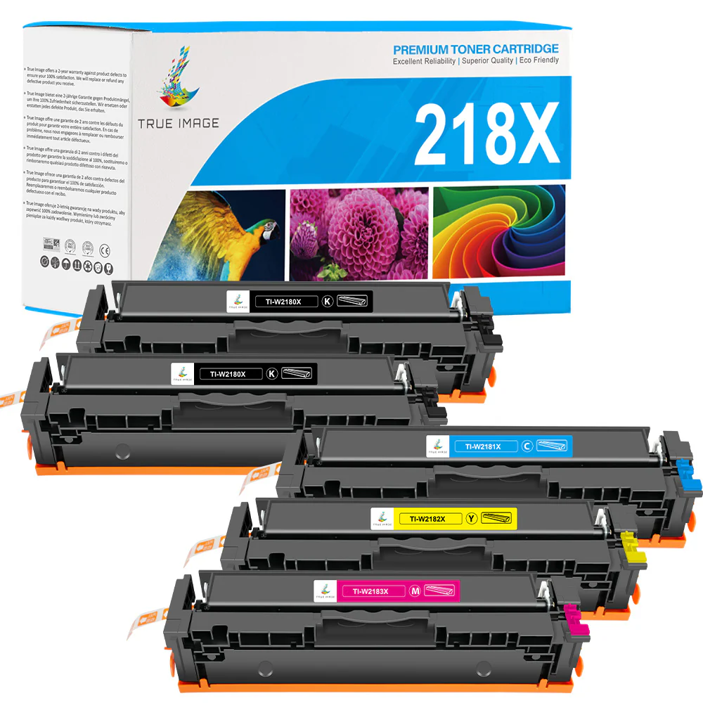 Compatible HP 218X Toner Set  - W2180X W2181X W2182X W2183X - Image 3