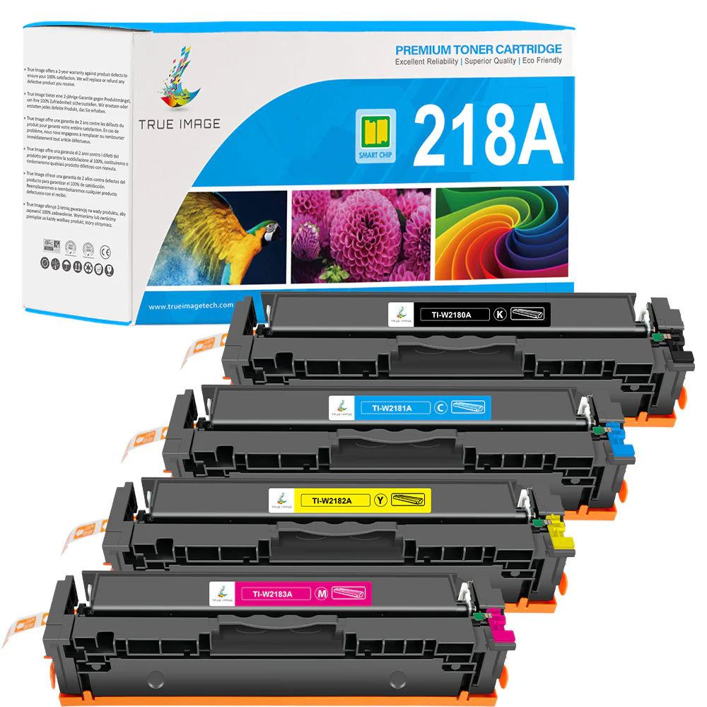 Compatible HP 218A Toner Cartridge Set  - W2180A W2181A W2182A W2183A - Image 3