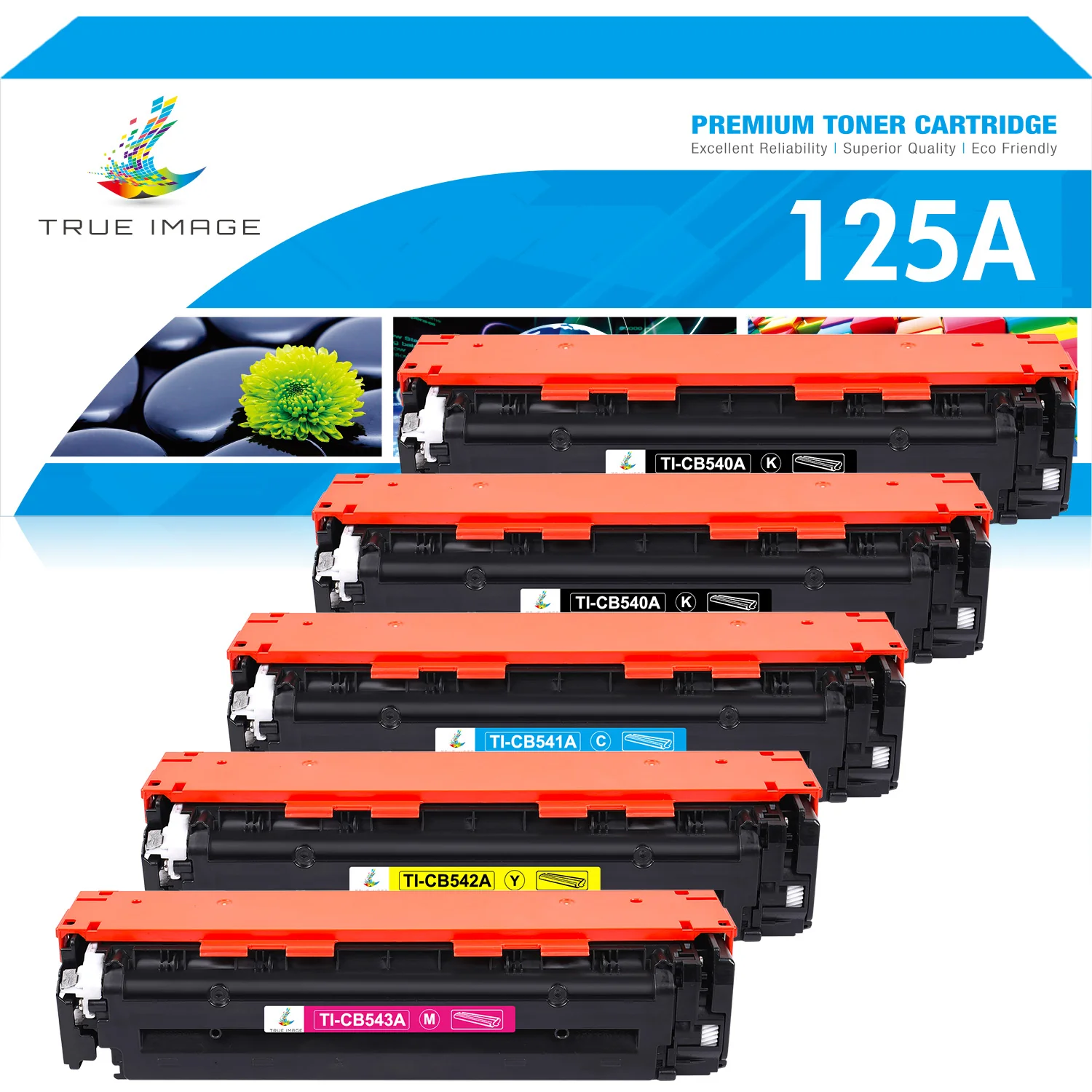 Compatible HP 125A Toner Cartridges Combo Pack - Image 2