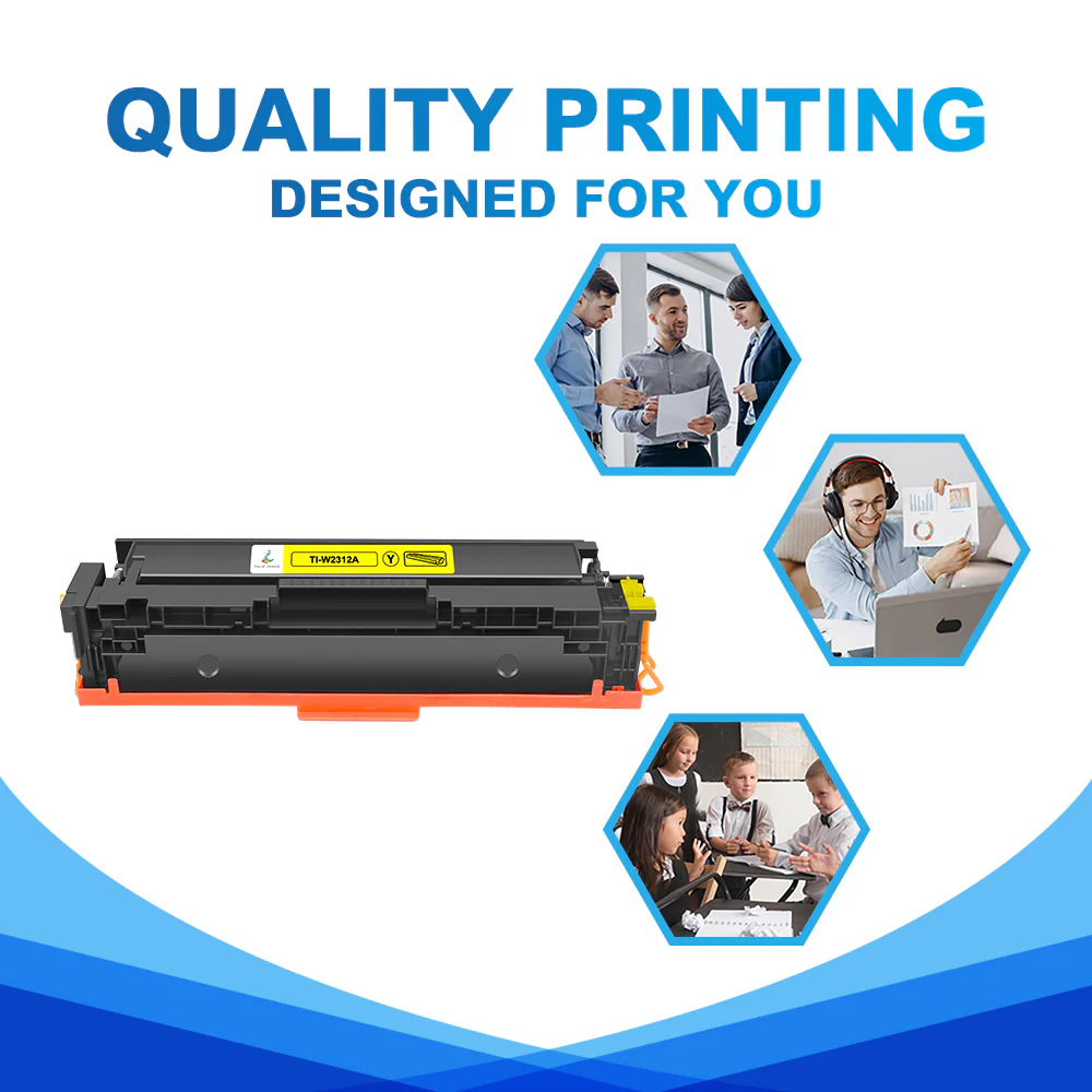 Compatible HP 215A W2312A Yellow Toner Cartridge - Image 4