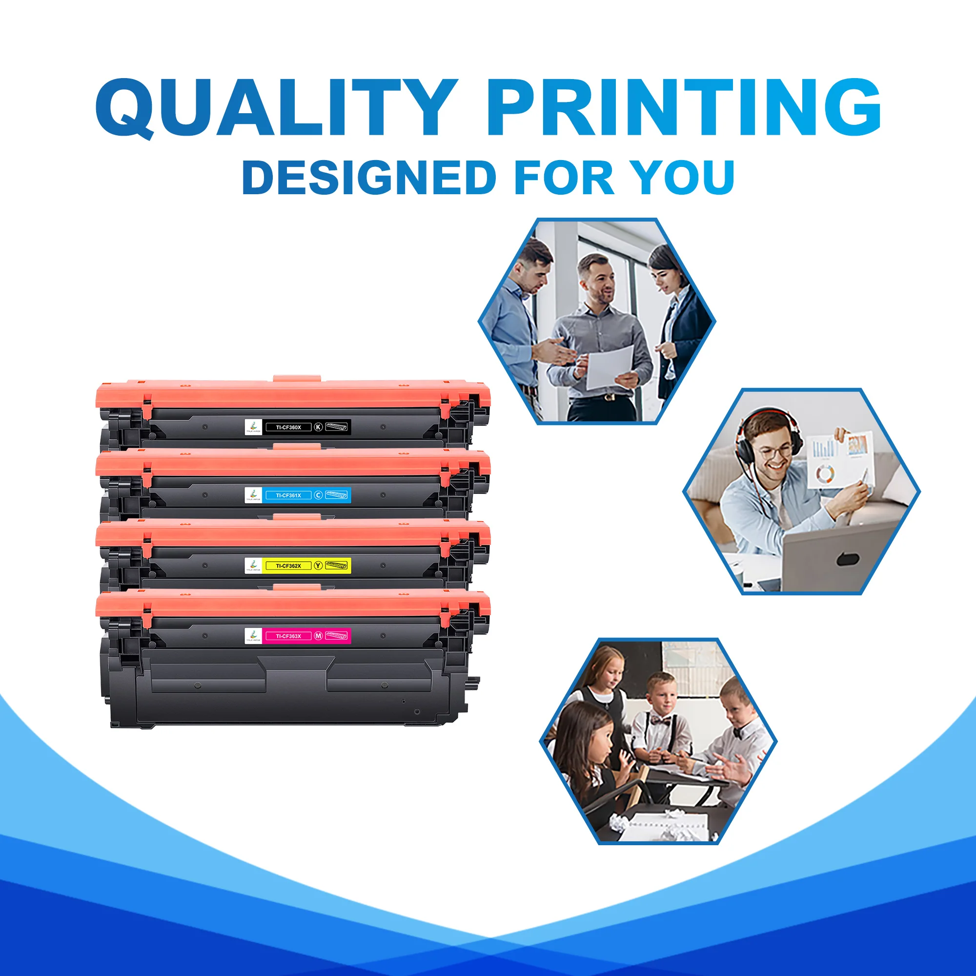 Compatible HP 508X Toner Cartridges Set - High Yield - Image 5