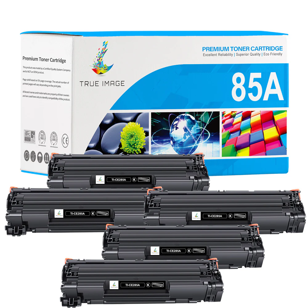 HP 85A CE285A Black Compatible Toner Cartridges 5-Pack