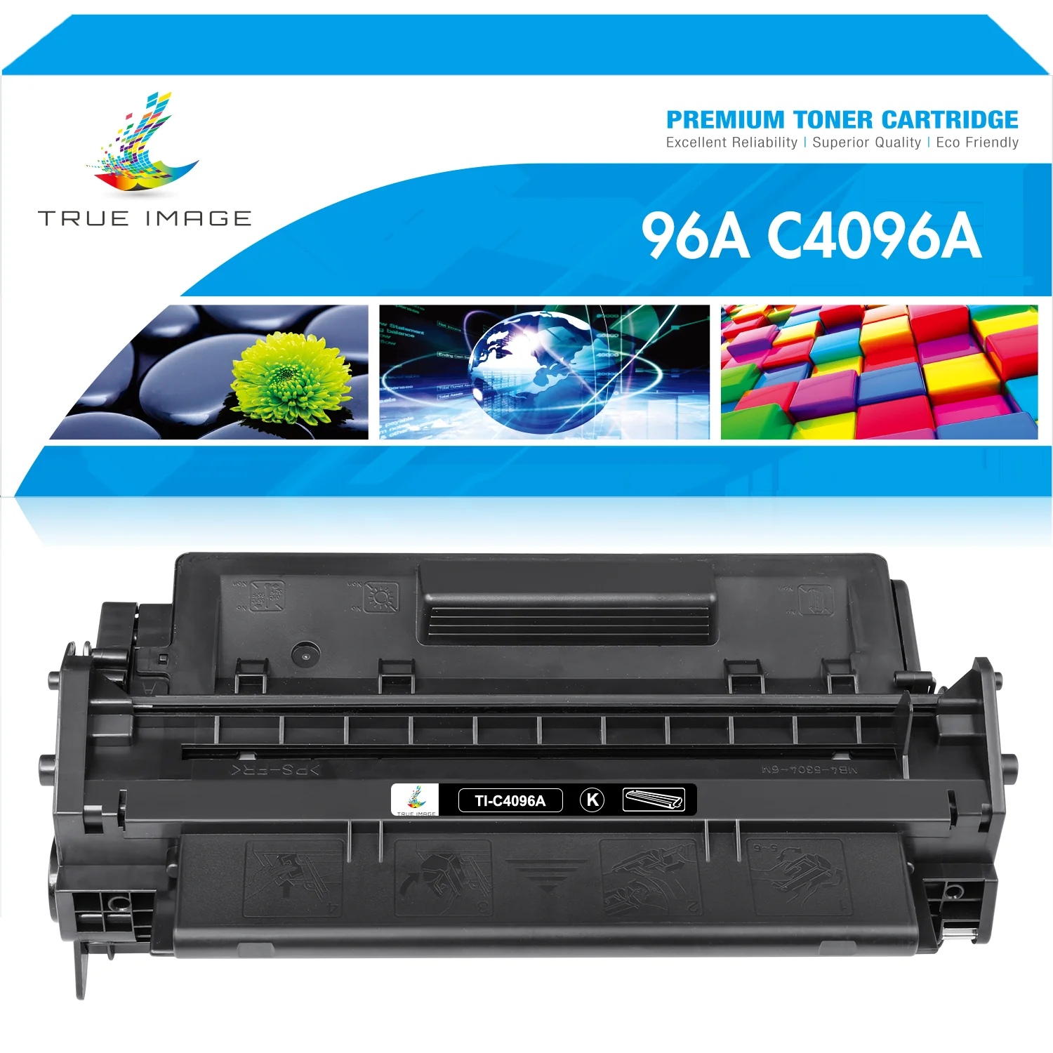 HP Compatible C4096A Black Toner Cartridge