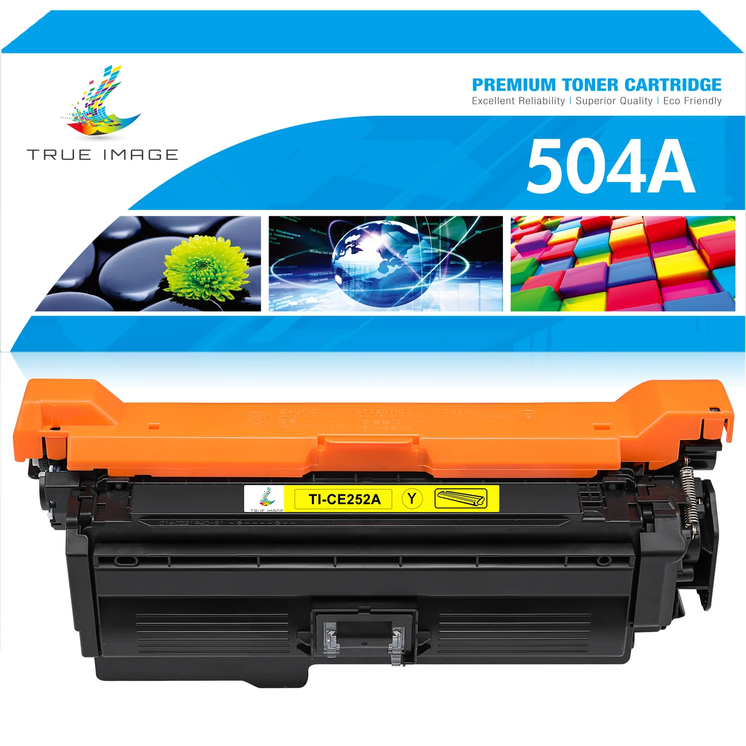 CE252A - Compatible HP 504A Yellow Toner Cartridge