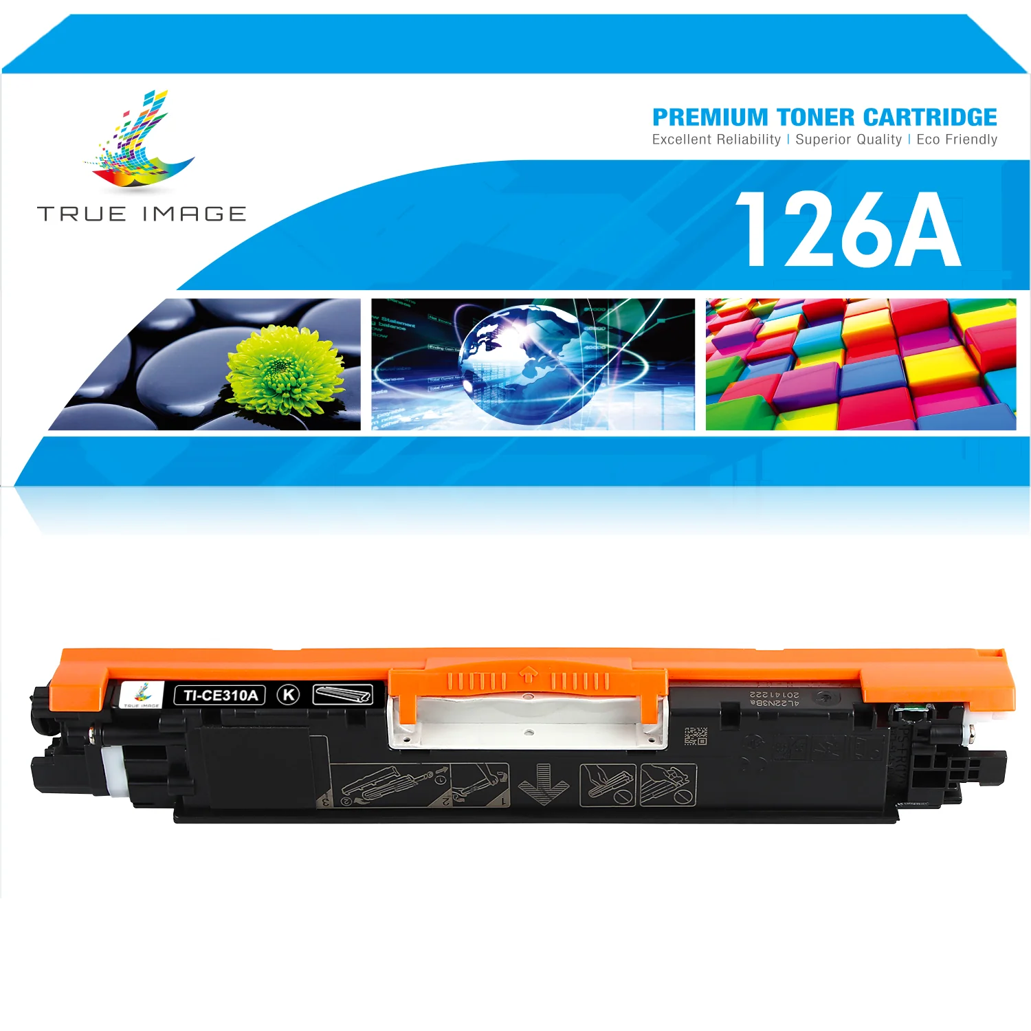 CE310A - Compatible HP 126A Black Toner Cartridge