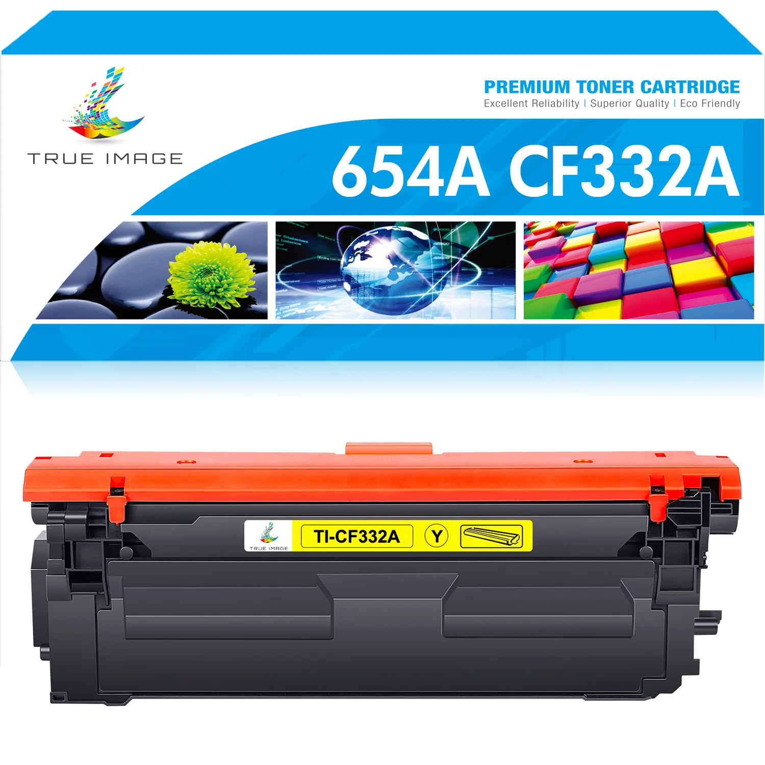 HP Compatible CF332A Yellow Toner Cartridge