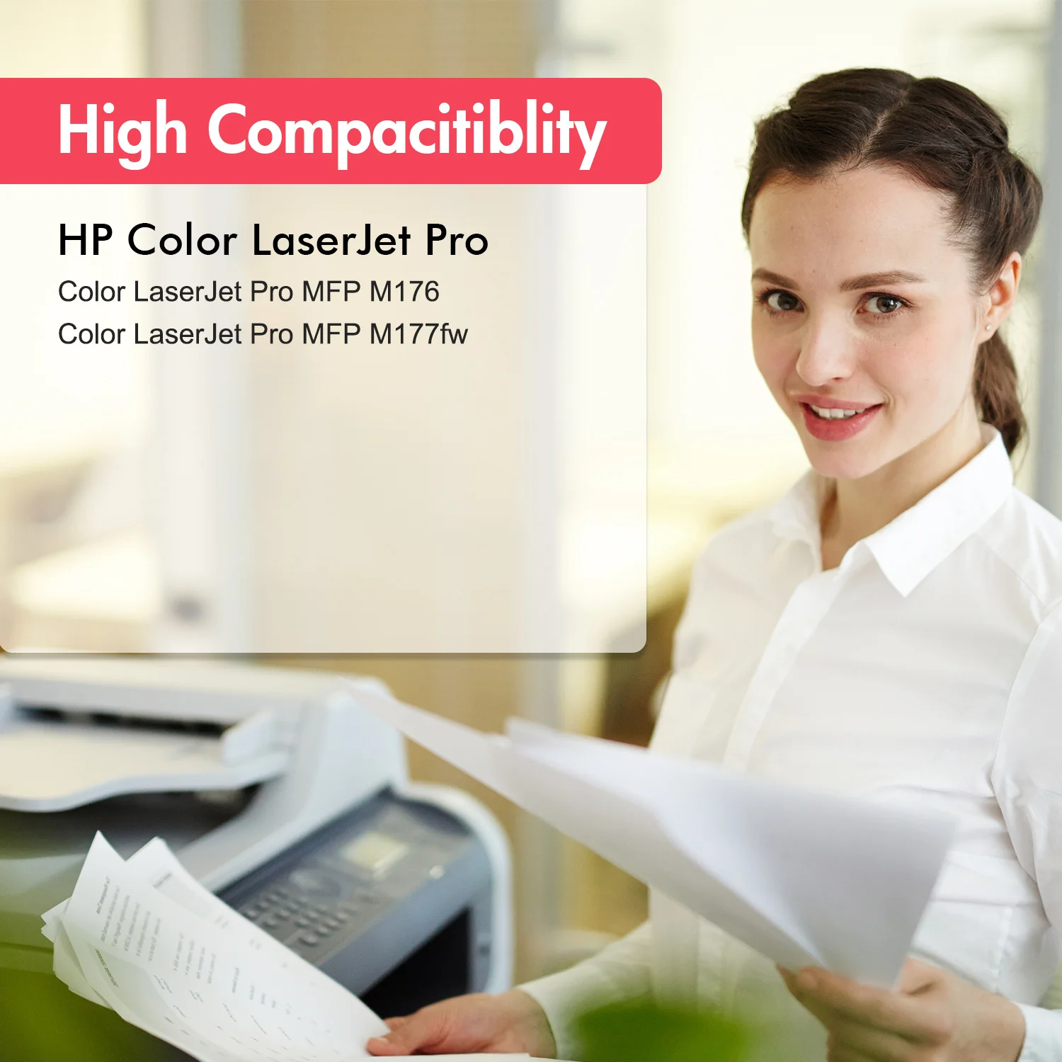 True Image Compatible HP 130A Toner Cartridges 4 Packs - CF350A/CF351A/CF352A/CF353A - Image 2