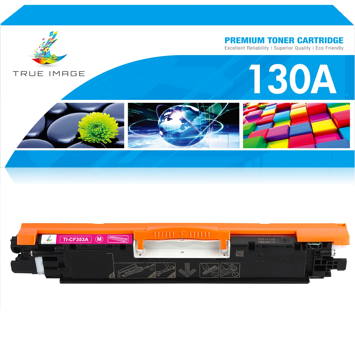 CF353A - Compatible HP 130A Magenta Toner Cartridge - 1,000 Pages