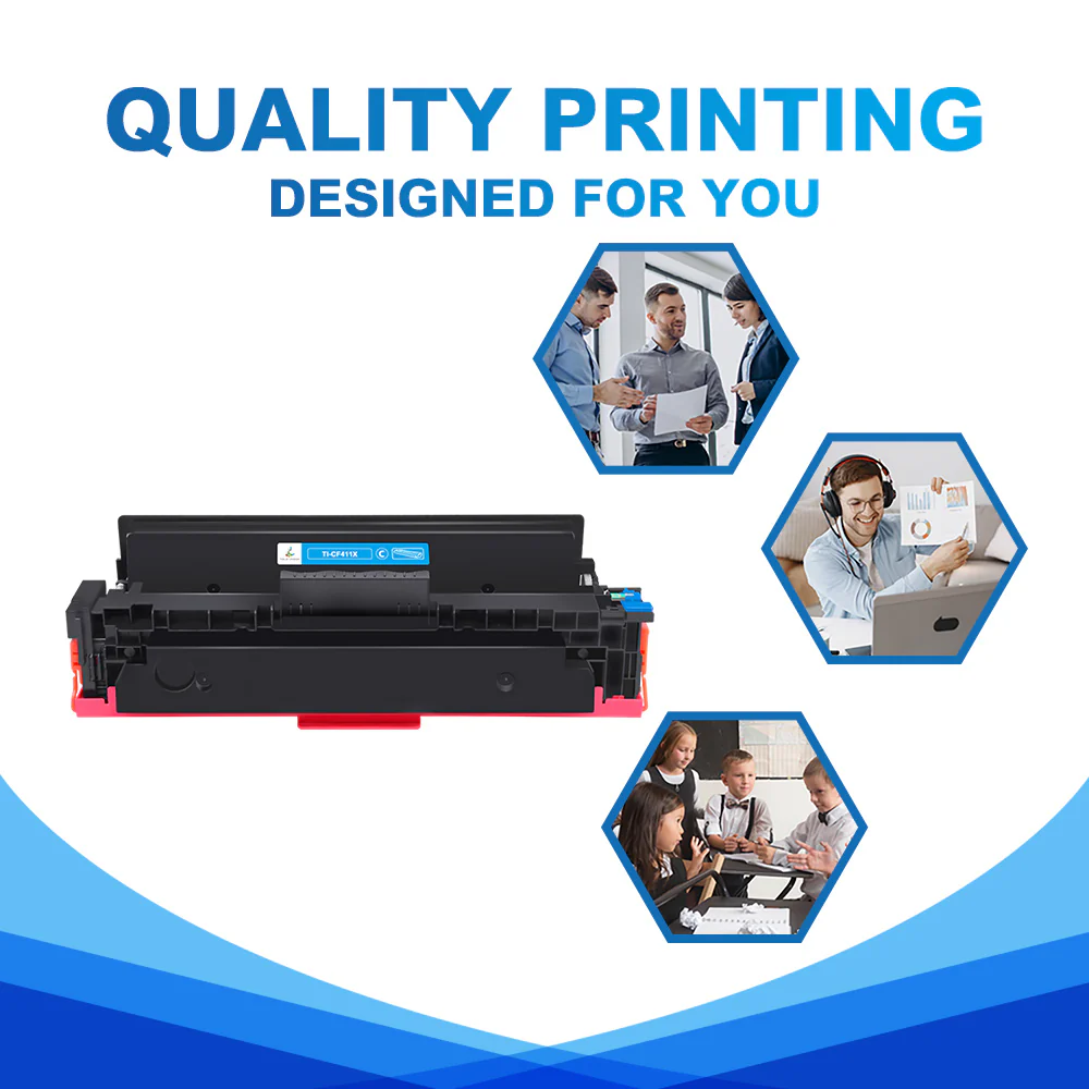 CF411X - Compatible HP 410X Cyan Toner Cartridge - High Yield - Image 4